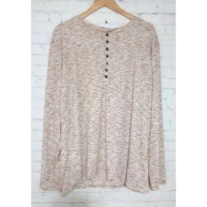 BABEIYXM Men's Fashion Casual T-Shirt  Long Sleeve Size 2XL